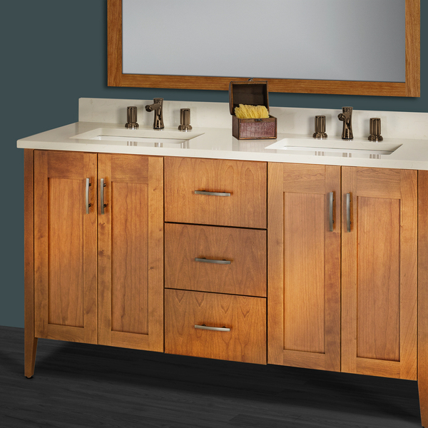 Bathroom Vanities Cabinets Made In, Dark Wood Bathroom Vanity Set