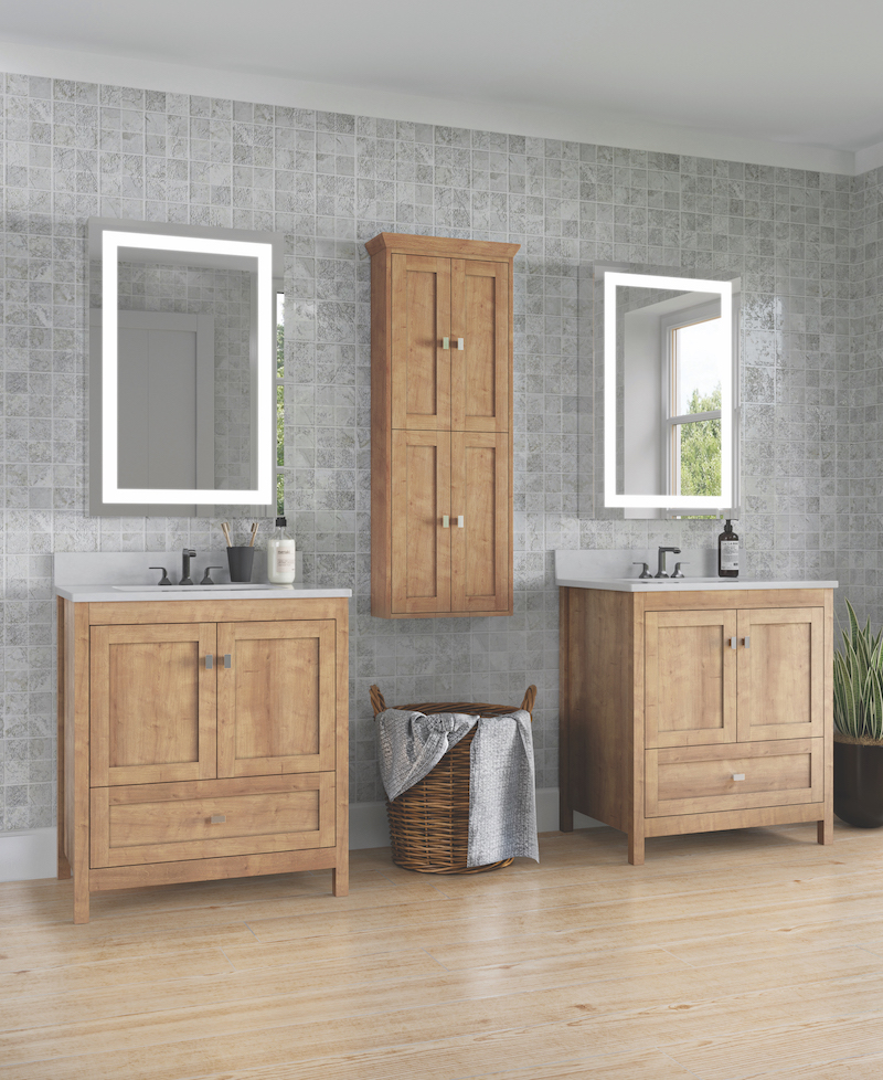 Bathroom Vanities Cabinets Made In, White Wood Dresser With Mirror Cabinet